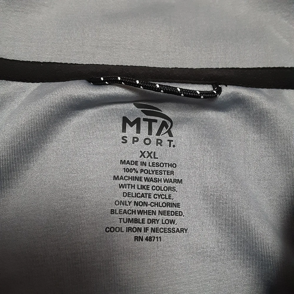 MTA Sport Quarter Zip Pullover Mens 2XL